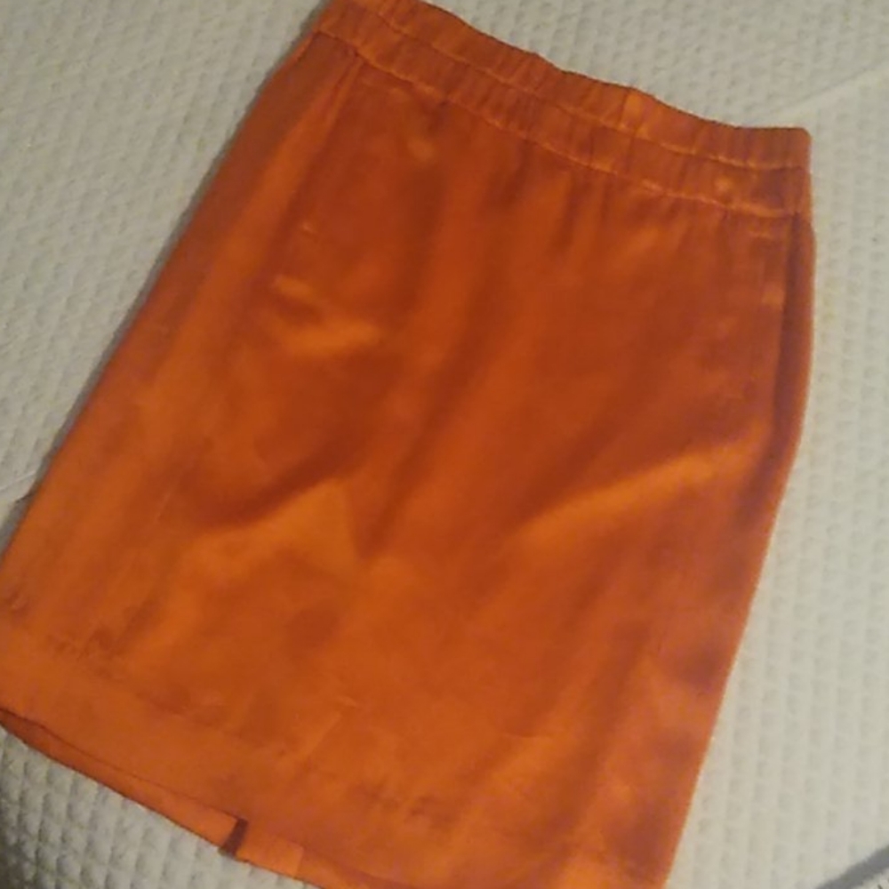 JCrew satin skirt